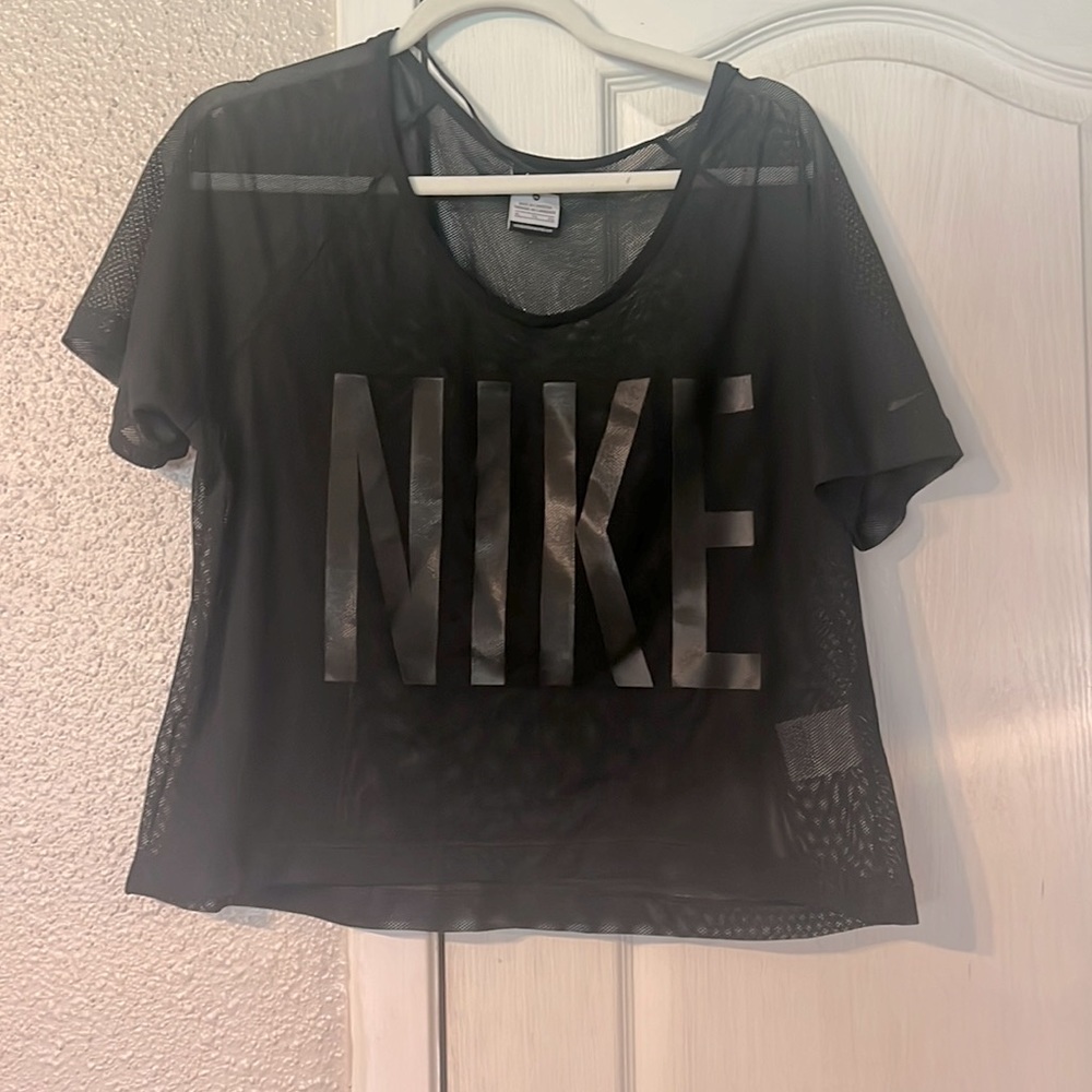 Mike Black mesh top